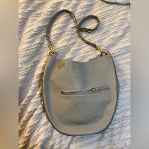 Authentic Celine Beige  Hobo bag in calfskin leather